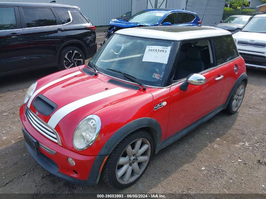 2006 Mini Cooper S S VIN: WMWRE33596TL16308 Lot: 39553993