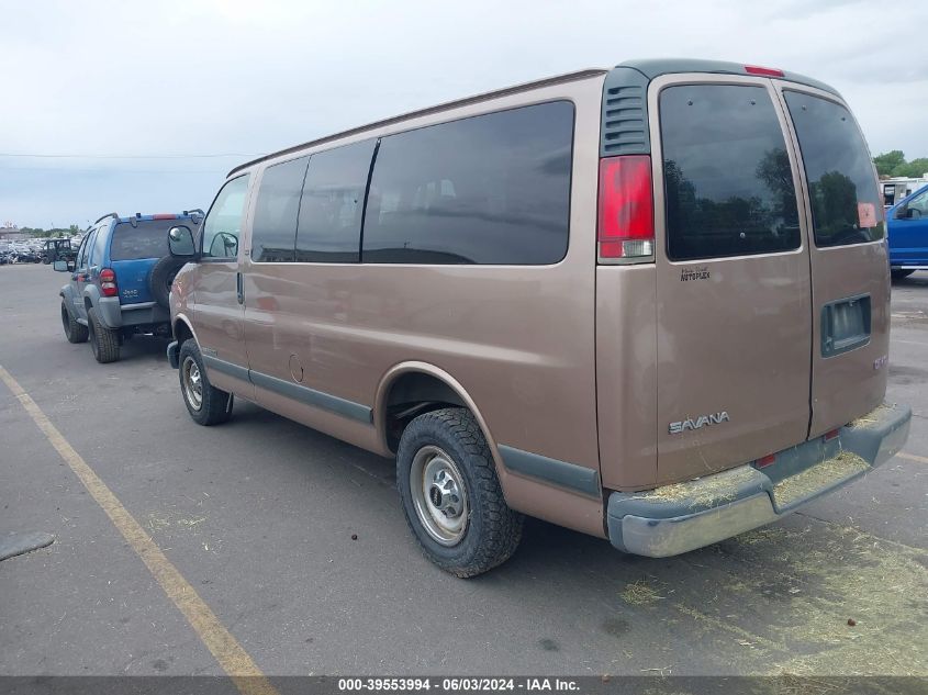 1998 GMC Savana G2500 VIN: 1GJGG25R4W1029834 Lot: 39553994