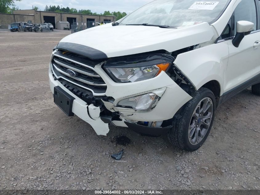 2021 Ford Ecosport Titanium VIN: MAJ6S3KL3MC427972 Lot: 39554002