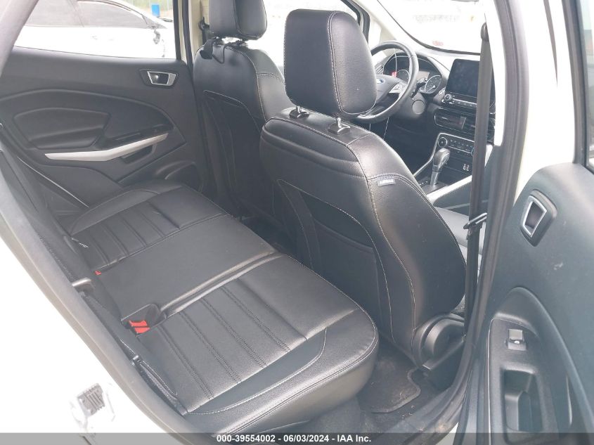 2021 Ford Ecosport Titanium VIN: MAJ6S3KL3MC427972 Lot: 39554002