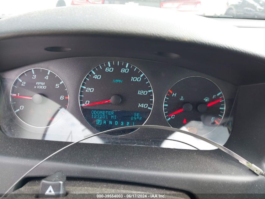 2009 Chevrolet Impala Ltz VIN: 2G1WU57M991315703 Lot: 39554003