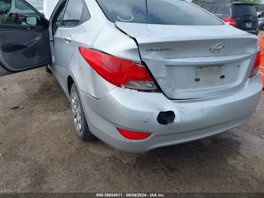 2015 Hyundai Accent Gls VIN: KMHCT4AE4FU816468 Lot: 39554011