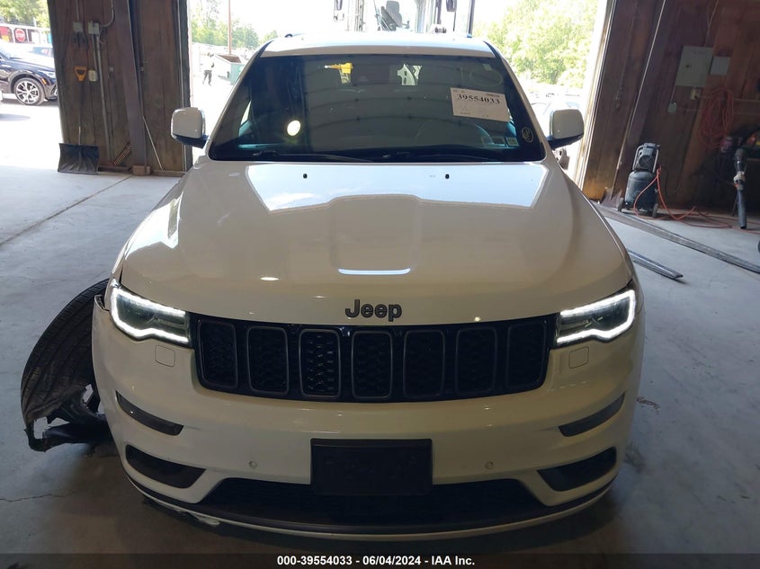 2018 Jeep Grand Cherokee High Altitude 4X4 VIN: 1C4RJFCTXJC295914 Lot: 39554033