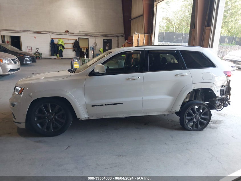 2018 Jeep Grand Cherokee High Altitude 4X4 VIN: 1C4RJFCTXJC295914 Lot: 39554033