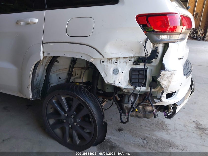 2018 Jeep Grand Cherokee High Altitude 4X4 VIN: 1C4RJFCTXJC295914 Lot: 39554033