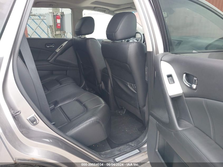 2011 Nissan Murano Sl VIN: JN8AZ1MW0BW159524 Lot: 39554034