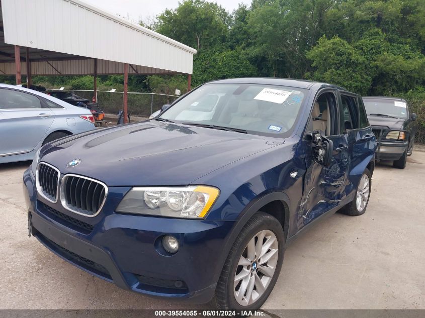 2013 BMW X3 xDrive28I VIN: 5UXWX9C53DL874086 Lot: 39554055