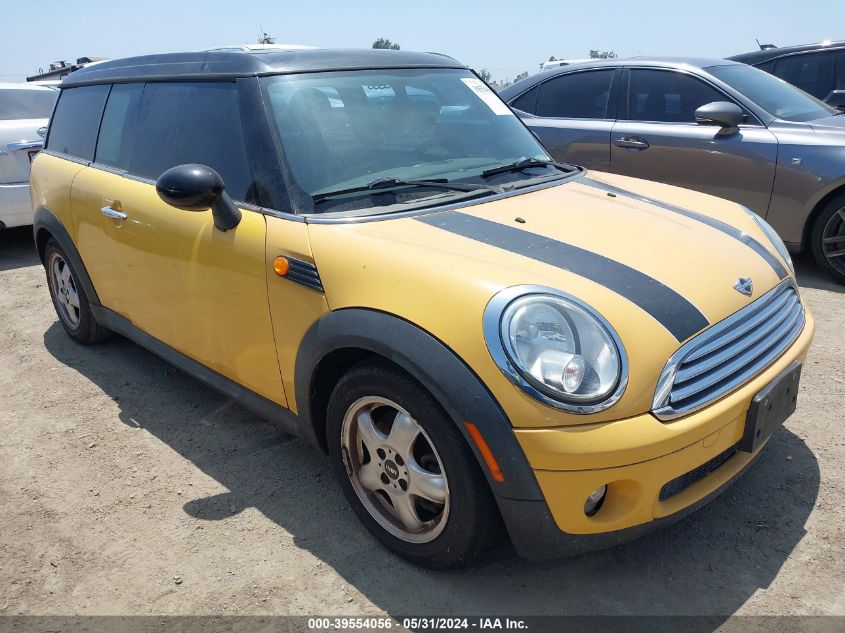 2009 Mini Cooper Clubman VIN: WMWML33559TX33249 Lot: 39554056