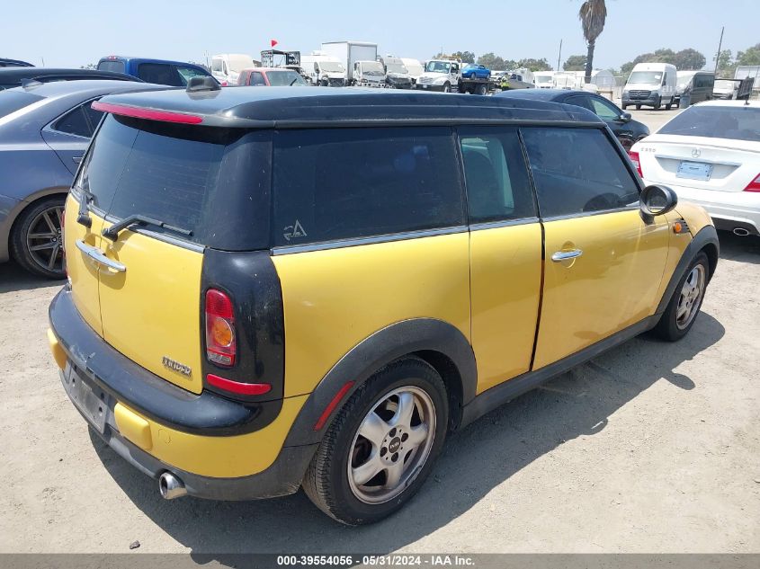 2009 Mini Cooper Clubman VIN: WMWML33559TX33249 Lot: 39554056