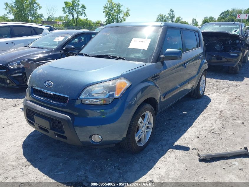 2011 Kia Soul + VIN: KNDJT2A22B7214716 Lot: 39554062