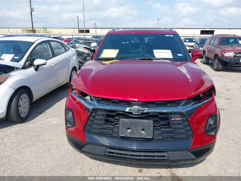 2022 Chevrolet Blazer Fwd Rs VIN: 3GNKBERS1NS143860 Lot: 39554063