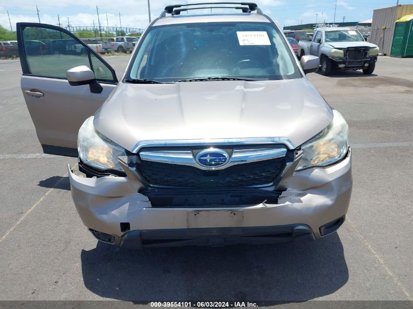 2015 Subaru Forester 2.5I Premium VIN: JF2SJAFCXFH455897 Lot: 39554101