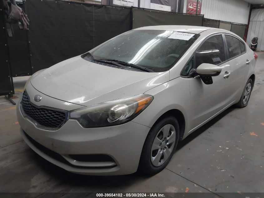 2014 Kia Forte Lx VIN: KNAFK4A67E5161287 Lot: 39554102