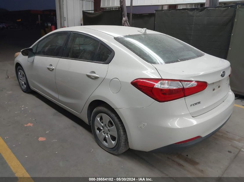 2014 Kia Forte Lx VIN: KNAFK4A67E5161287 Lot: 39554102