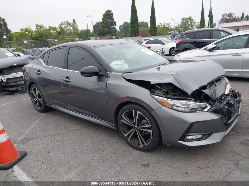 2020 Nissan Sentra Sr Xtronic Cvt VIN: 3N1AB8DV5LY284144 Lot: 39554119