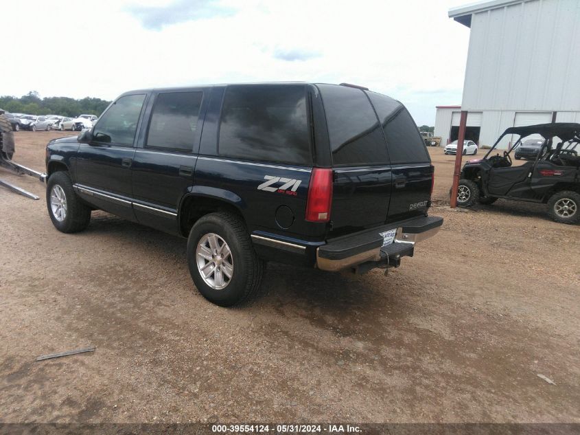 1999 Chevrolet Tahoe K1500 VIN: 1GNEK13R9XJ390477 Lot: 39554124