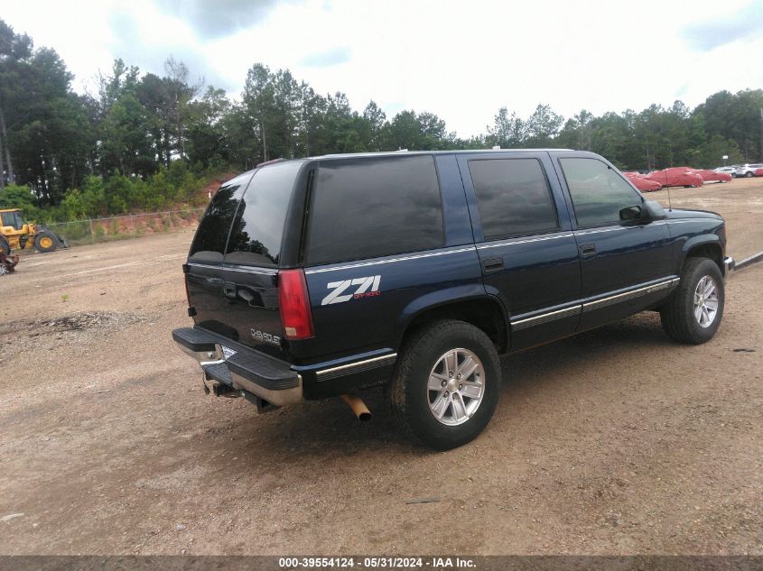 1999 Chevrolet Tahoe K1500 VIN: 1GNEK13R9XJ390477 Lot: 39554124