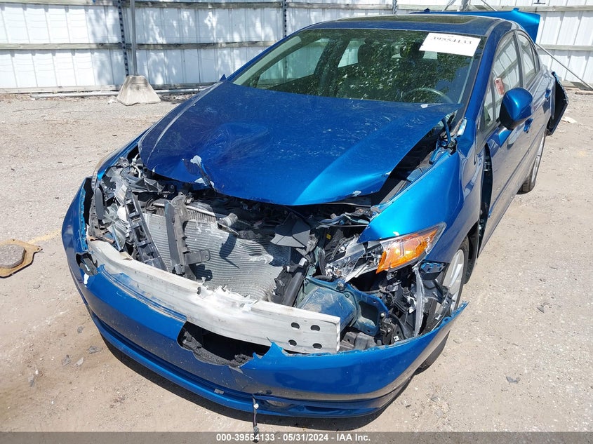 2012 Honda Civic Ex VIN: 19XFB2F84CE016890 Lot: 39554133