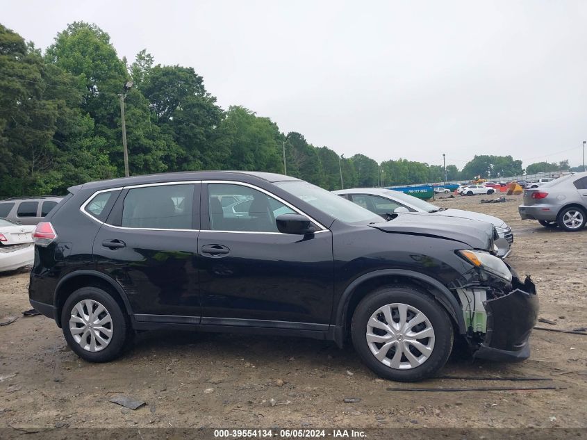 2016 Nissan Rogue S/Sl/Sv VIN: 5N1AT2MV9GC787340 Lot: 39554134