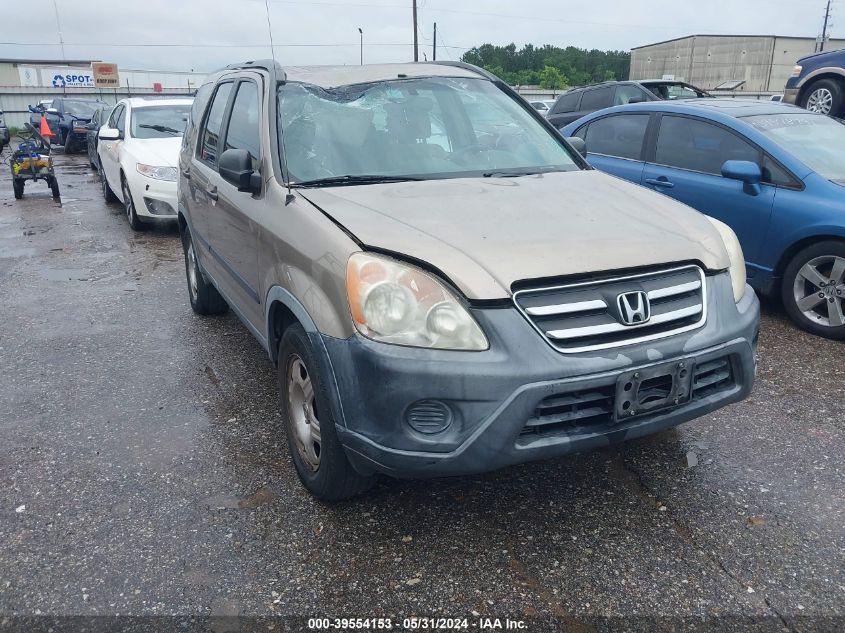 2005 Honda Cr-V Lx VIN: JHLRD68525C003473 Lot: 39554153