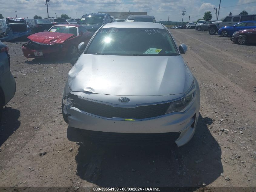 2018 Kia Optima Lx VIN: 5XXGT4L39JG188164 Lot: 39554159
