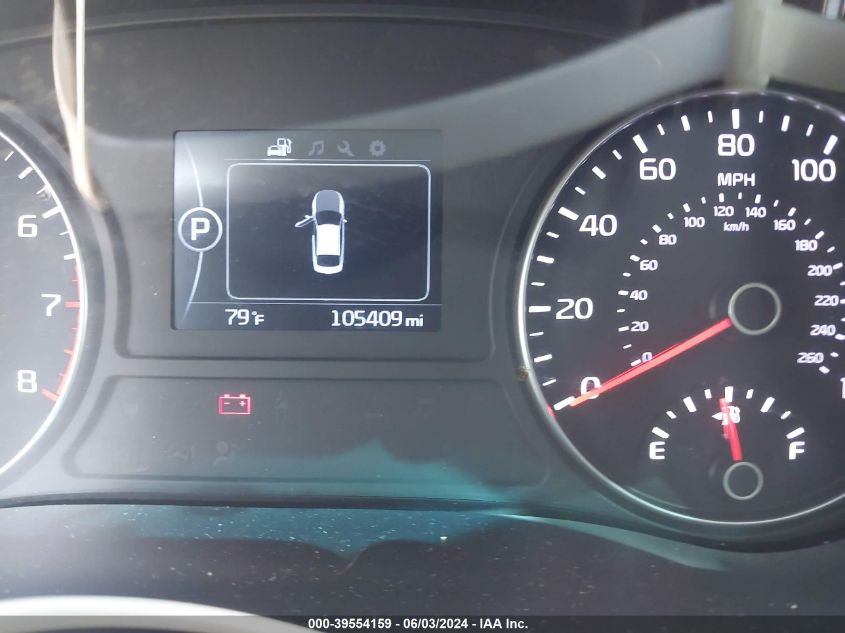 2018 Kia Optima Lx VIN: 5XXGT4L39JG188164 Lot: 39554159