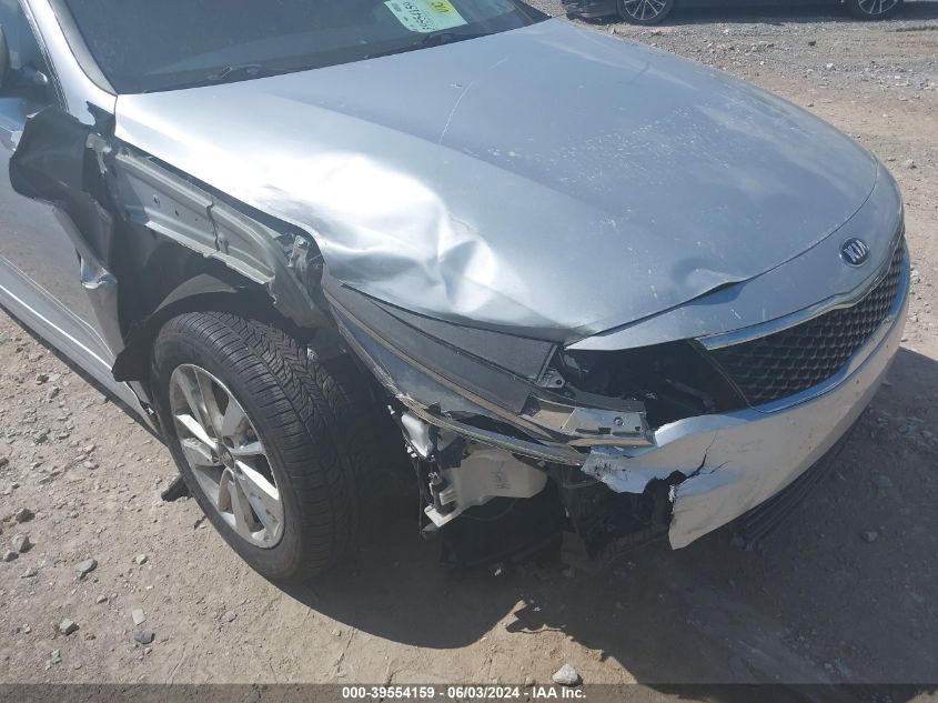 2018 Kia Optima Lx VIN: 5XXGT4L39JG188164 Lot: 39554159
