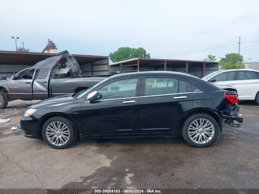 2012 Chrysler 200 Limited VIN: 1C3CCBCG6CN213281 Lot: 39554163