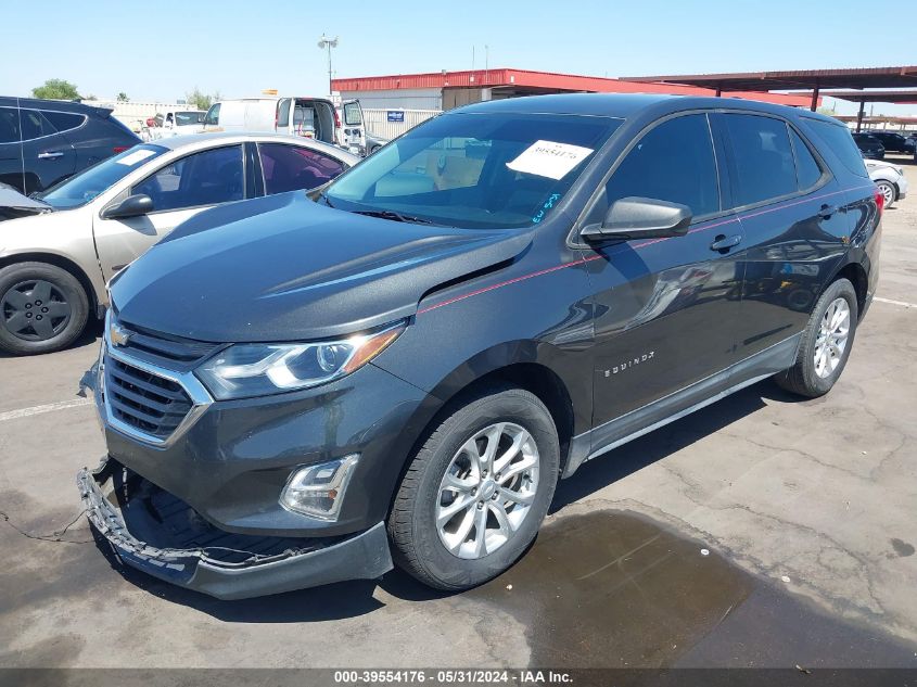 2018 Chevrolet Equinox Ls VIN: 2GNAXHEV5J6138653 Lot: 39554176