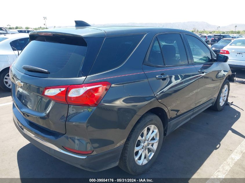 2018 Chevrolet Equinox Ls VIN: 2GNAXHEV5J6138653 Lot: 39554176