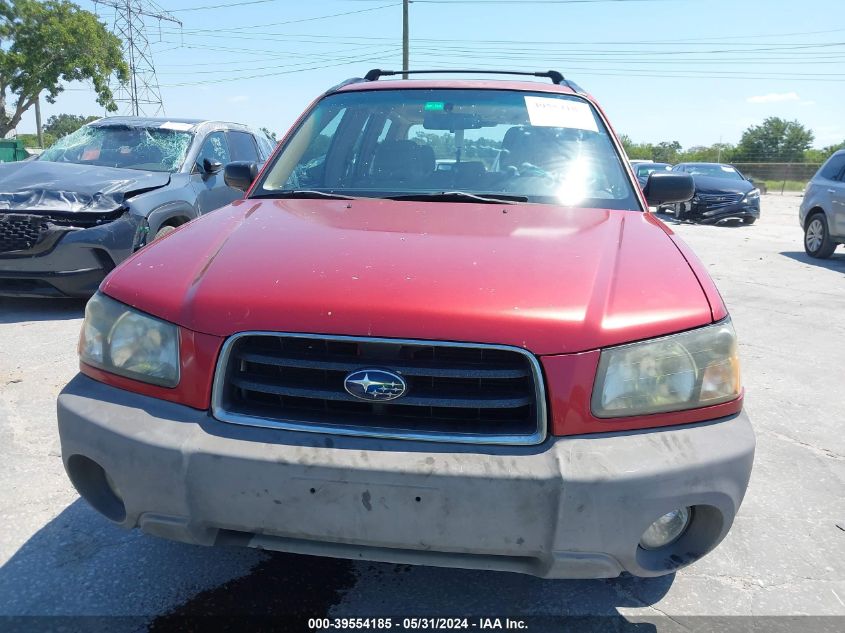 2005 Subaru Forester 2.5X VIN: JF1SG63625H753468 Lot: 39554185