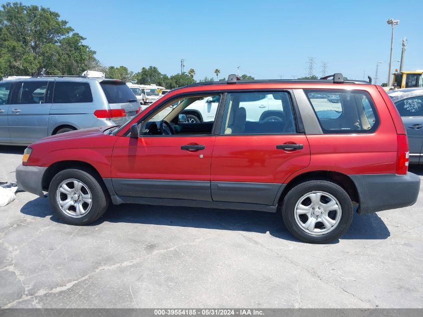 2005 Subaru Forester 2.5X VIN: JF1SG63625H753468 Lot: 39554185