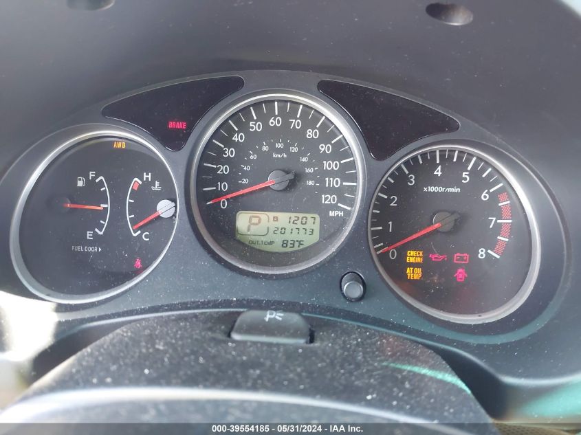 2005 Subaru Forester 2.5X VIN: JF1SG63625H753468 Lot: 39554185