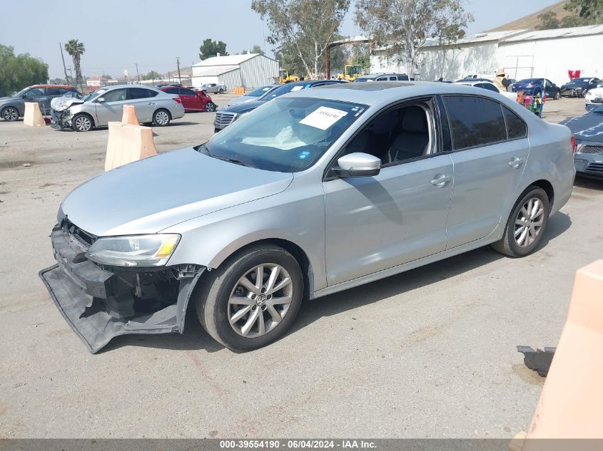 2012 Volkswagen Jetta 2.5L Se VIN: 3VWDP7AJ6CM427453 Lot: 39554190