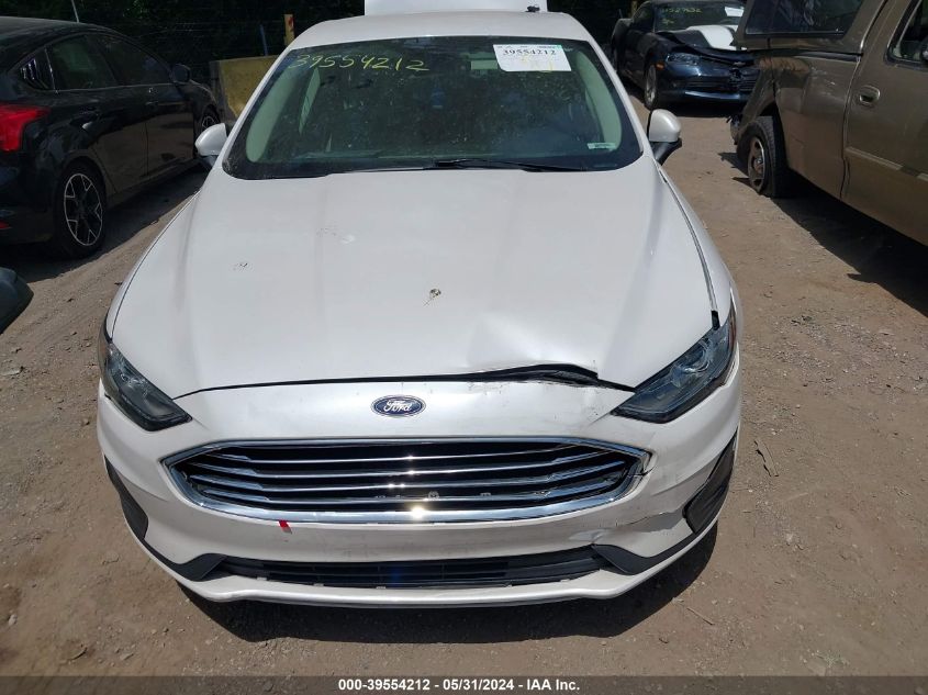 2019 Ford Fusion Se VIN: 3FA6P0HDXKR249024 Lot: 39554212