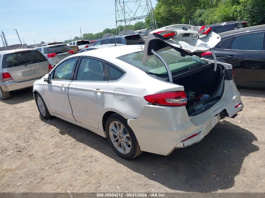 2019 Ford Fusion Se VIN: 3FA6P0HDXKR249024 Lot: 39554212