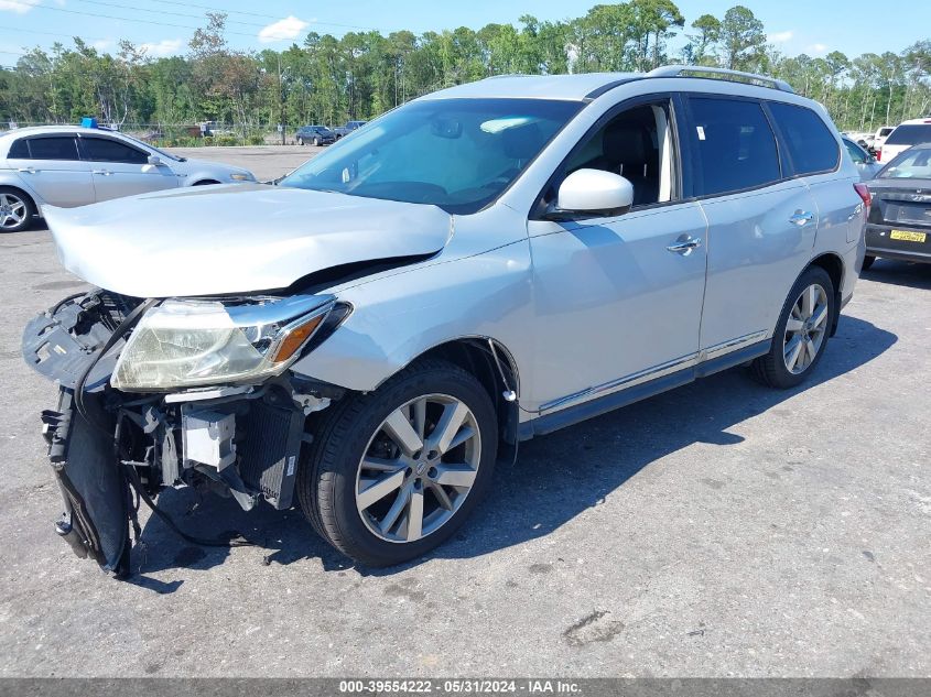 2014 Nissan Pathfinder Platinum VIN: 5N1AR2MM1EC646488 Lot: 39554222