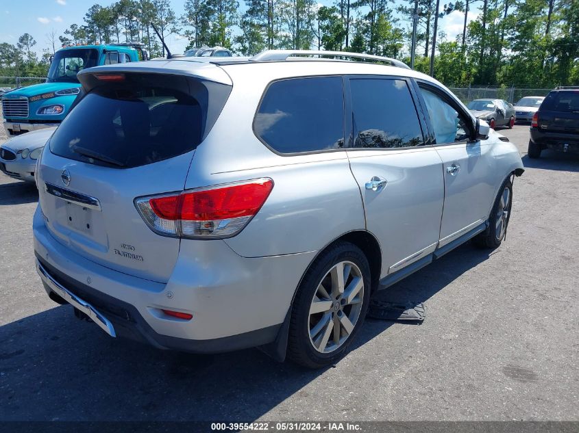 2014 Nissan Pathfinder Platinum VIN: 5N1AR2MM1EC646488 Lot: 39554222