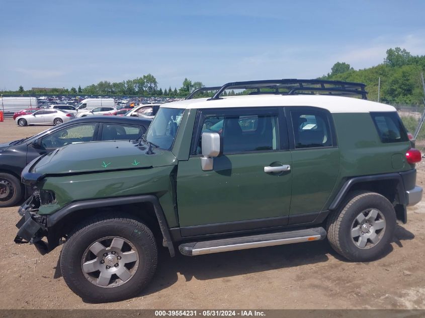 2010 Toyota Fj Cruiser VIN: JTEBU4BF8AK081854 Lot: 39554231