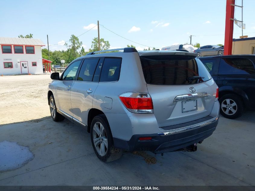 2012 Toyota Highlander Limited VIN: 5TDYK3EH5CS070821 Lot: 39554234