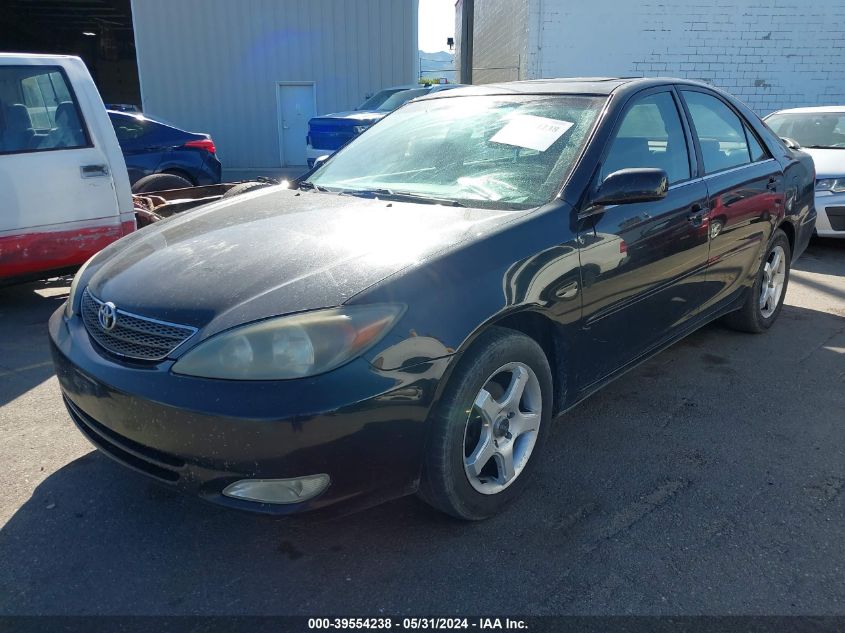 2004 Toyota Camry Se VIN: JTDBE30K240290986 Lot: 39554238