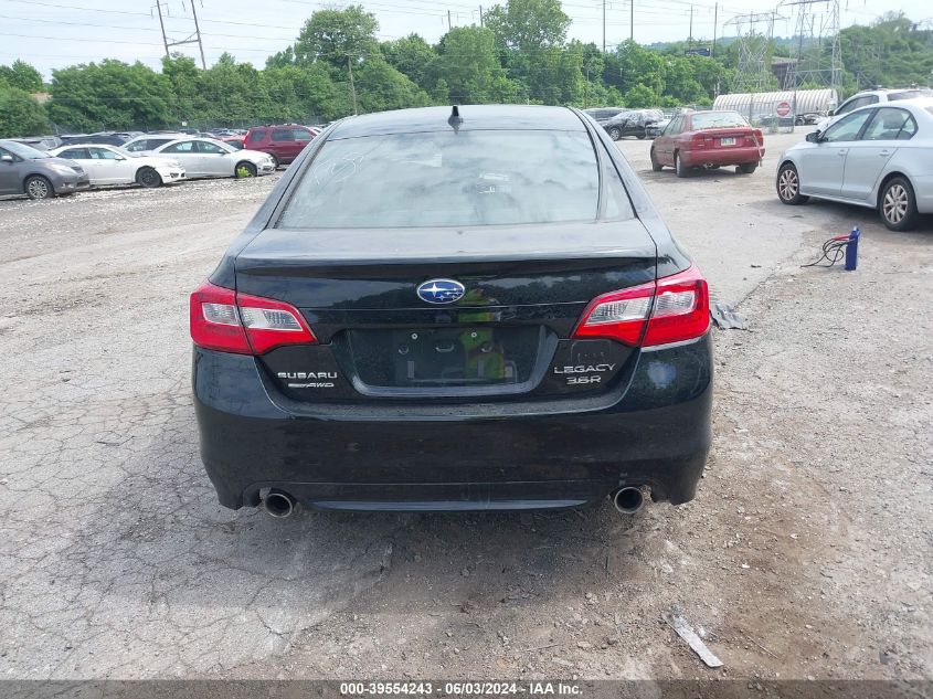 2017 Subaru Legacy 3.6R Limited VIN: 4S3BNEK63H3010475 Lot: 39554243