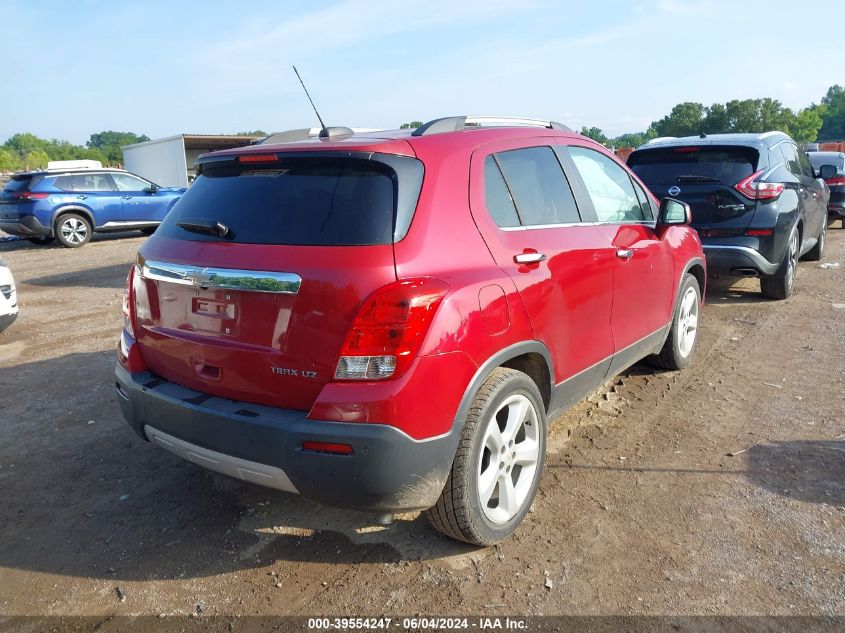 2015 Chevrolet Trax Ltz VIN: KL7CJNSB2FB233202 Lot: 39554247