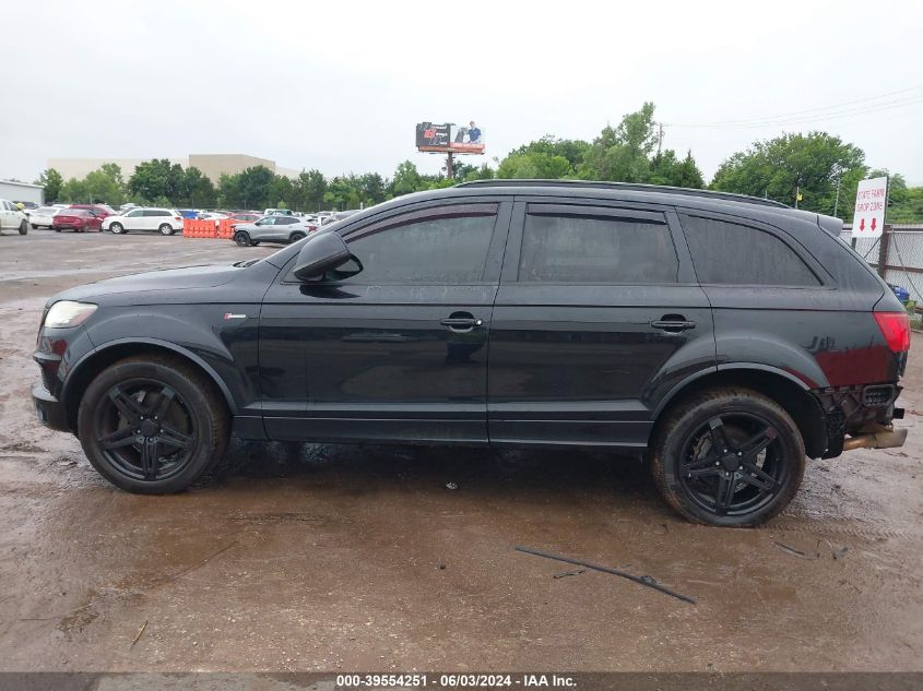 2013 Audi Q7 3.0T S Line Prestige VIN: WA1DGAFE7DD011950 Lot: 39554251