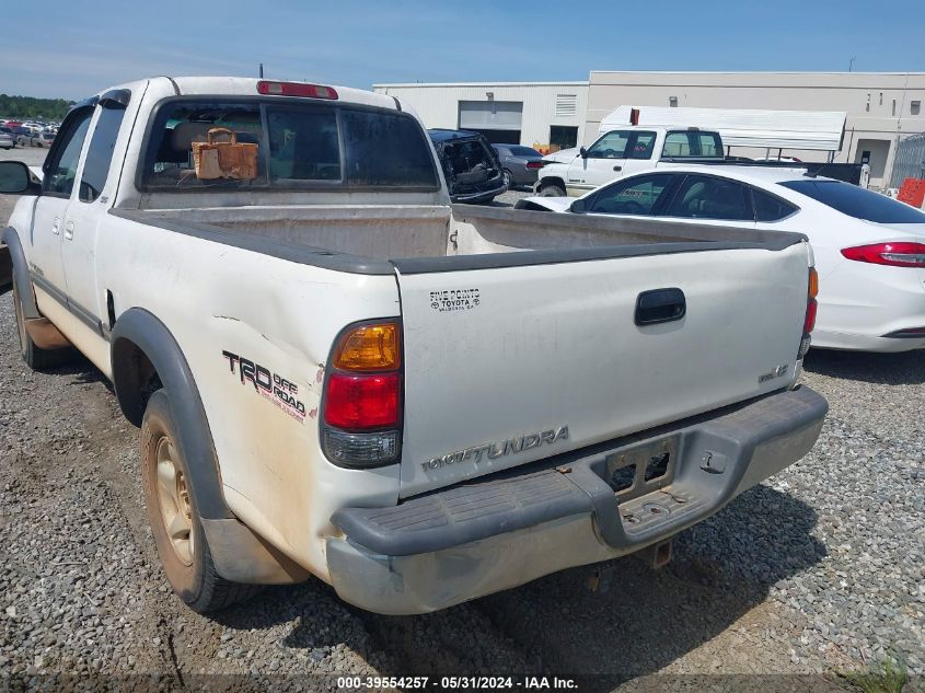 2002 Toyota Tundra Sr5 V8 VIN: 5TBRT34152S251141 Lot: 39554257