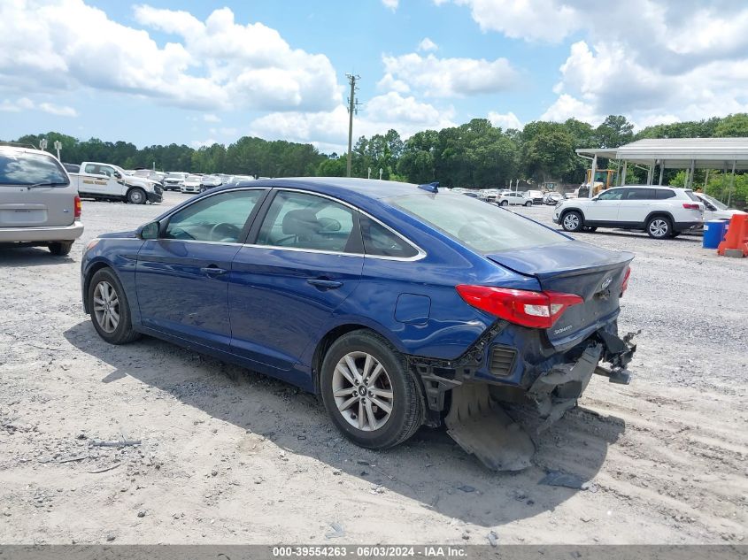 2016 Hyundai Sonata Se VIN: 5NPE24AF5GH418612 Lot: 39554263