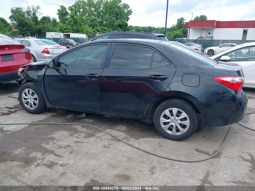 2016 Toyota Corolla L VIN: 2T1BURHE2GC715427 Lot: 39554276