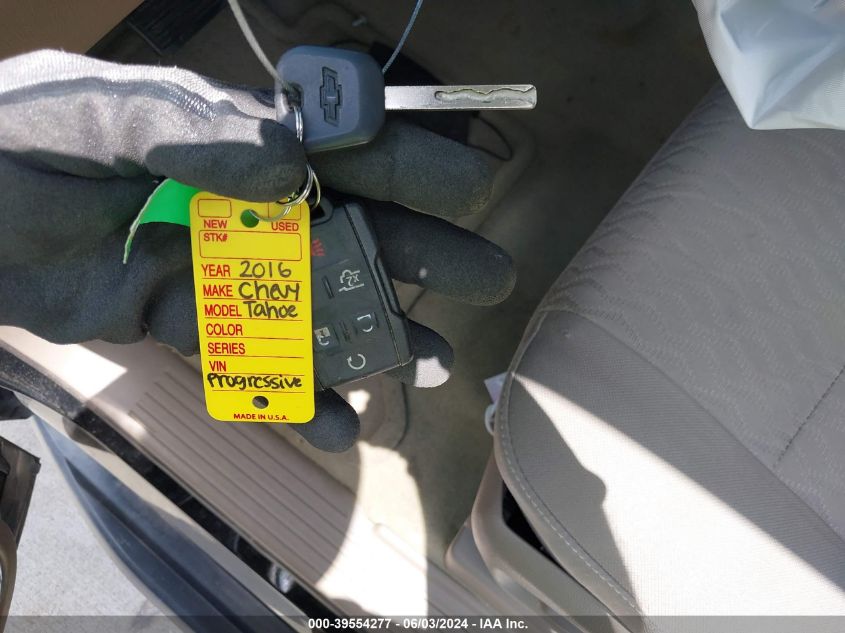 2016 Chevrolet Tahoe Ls VIN: 1GNSCAEC4GR246006 Lot: 39554277