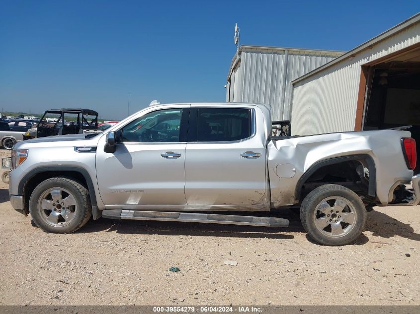 2019 GMC Sierra 1500 Slt VIN: 3GTP8DED0KG115707 Lot: 39554279