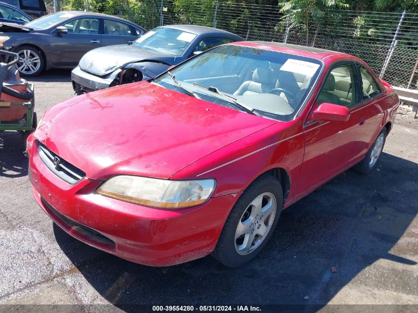 1998 Honda Accord Ex V6 VIN: 1HGCG225XWA021746 Lot: 39554280